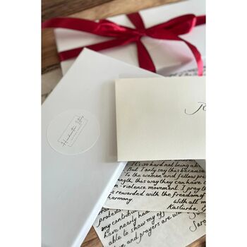 Handwritten A4 Parchment Letter With Red Wax Seal, 5 of 7