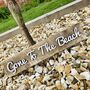 Gone To The Beach Reclaimed Wooden Swim Sign, thumbnail 2 of 4