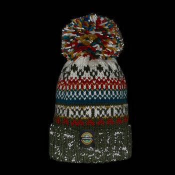 Greenland Nordic Knit Reflective Super Bobble Hat, 4 of 6