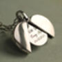 Silver Hidden Message Locket Necklace, thumbnail 1 of 10