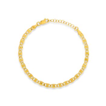 Gold Plated Heart Valentino Bracelet For Men / Women, 3 of 12