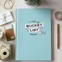 The Bucket List Journal Blue, thumbnail 1 of 6