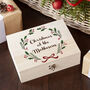 Personalised Jolly Holly Christmas Eve Box, thumbnail 2 of 10