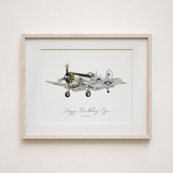 Personalised Plane Portrait, Father's Day Gift For Dad, 4 of 12
