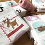 Snowglobe Animals Christmas Wrapping Paper, thumbnail 1 of 12