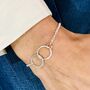 21st Birthday Personalised Infinity Link Bracelet, thumbnail 3 of 5