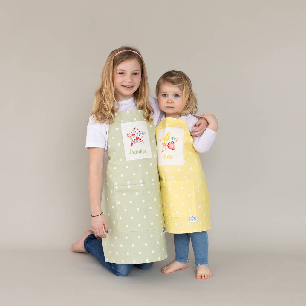 Handmade Personalised Embroidered Apron By Rudi & Co ...