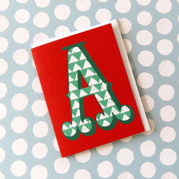 Mini A Alphabet Card, 4 of 5