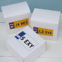 Personalised Message Number Plate Style Gift Box, thumbnail 3 of 3
