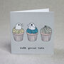 Cheeky Birds And Cupcakes Children's Birthday Card, thumbnail 1 of 2