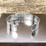 Personalised Sterling Silver Message Cuff Bangle, thumbnail 5 of 10