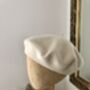 Ivory Beret With Optional Veil And Accessories, thumbnail 10 of 12