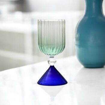 Crystal Clarity Hand Blown Wine / Cocktail Goblet, 2 of 5