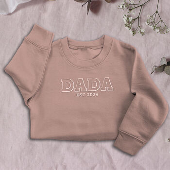 Personalised 'Dad' Embroidered Family Sweatshirt, 9 of 11