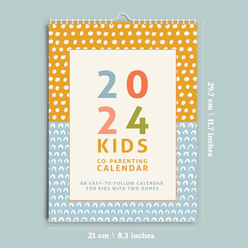 2024 Kids Co Parenting Calendar A4 By Once Upon a Tuesday