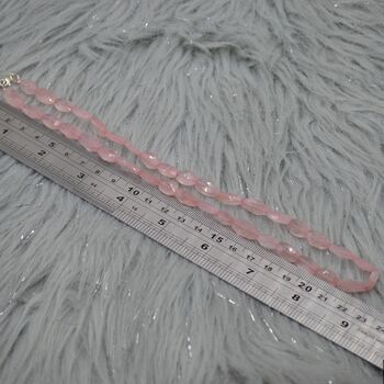 Rose Quartz Beaded Necklace, 3 of 5