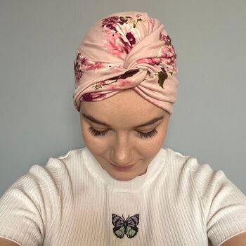 Cancer Scarves Pre Tied Turban Headwrap, 4 of 12