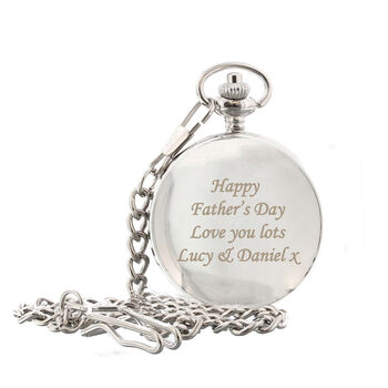 Personalised Pocket Fob Watch, 7 of 12