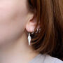 Sterling Silver Angel Wings Dangly Earrings, thumbnail 1 of 5