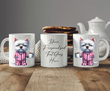 Personalised West Highland Terrier Morning Coffee Pet Dog Gift Mug, 2 of 2