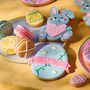 Personalised Floral Easter Egg Iced Biscuit Letterbox Gift, thumbnail 2 of 12