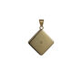 Handmade Square 9ct Gold Locket With Hand Engraving, thumbnail 6 of 9