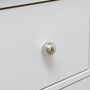 Solid Brass Cylindrical Knob Nickel Finish, thumbnail 3 of 4