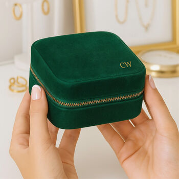 Personalised Velvet Jewellery Organiser, 12 of 12