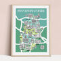 Nottinghamshire Map Print, thumbnail 1 of 2