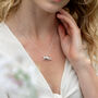 Snow Leopard Pendant With Optional Personalisation, thumbnail 5 of 10
