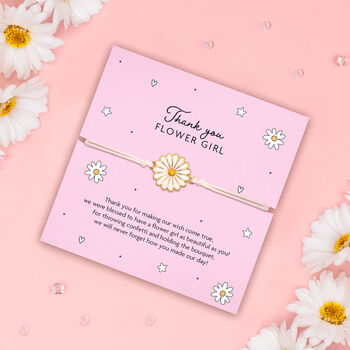Thank You Flower Girl Bracelet, 2 of 8