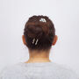 Ocean Checker Hair Pin, thumbnail 5 of 9