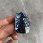 Witch In The Snow Forest With Lantern Enamel Pin, thumbnail 1 of 4