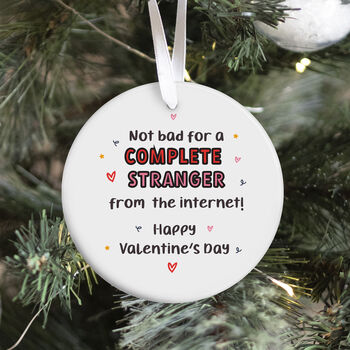 Funny Valentine’s Day Ornament Quote Gift, 3 of 6