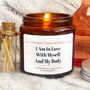 Affirmation Candle I Am In Love With Myself, thumbnail 1 of 3