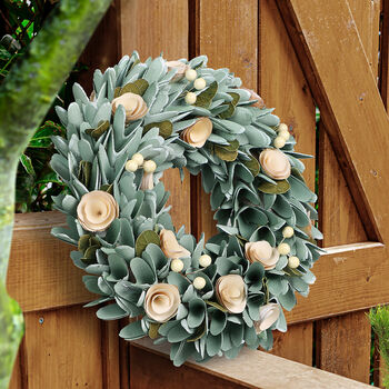 Luxury Natural Floral Spring Wreath, 4 of 7