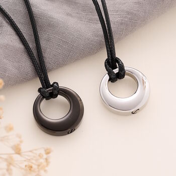 Mens Eternity Memorial Necklace, 4 of 5