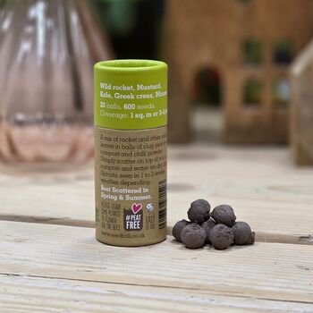 Salad Seed Balls In A Tube Wild Rocket, 2 of 2