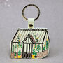 Greenhouse Leather Keyring, thumbnail 4 of 5