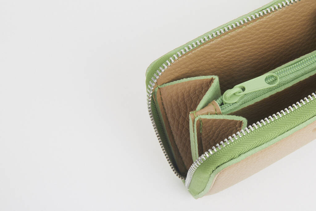 Vegan Leather Travel Wallet With Matching Minduro Purse By Goodeehoo