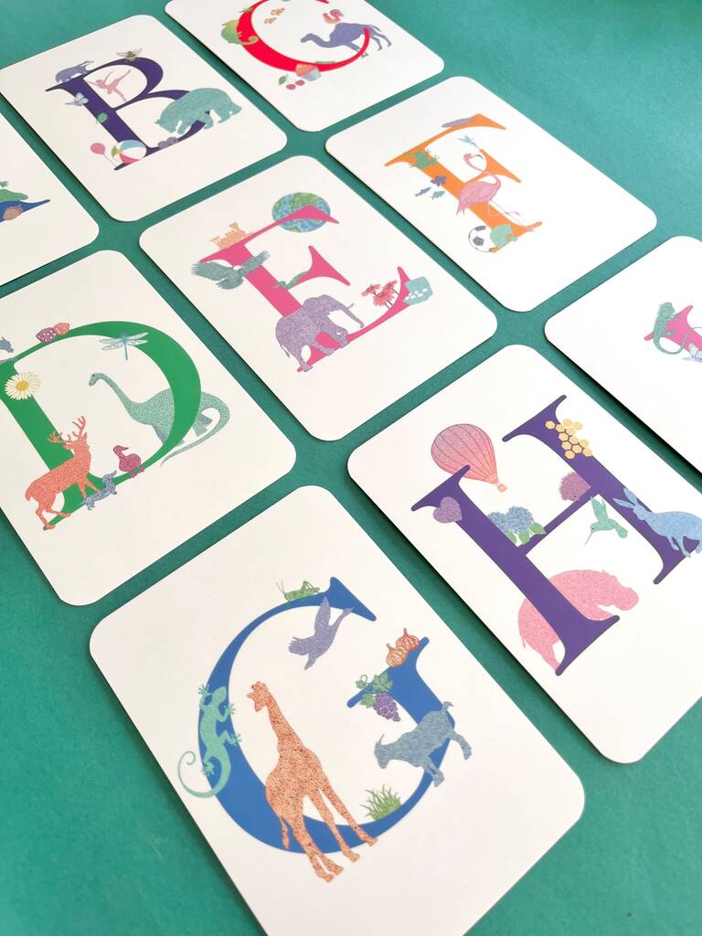 Colourful Educational Alphabet Flashcards, 1 of 5