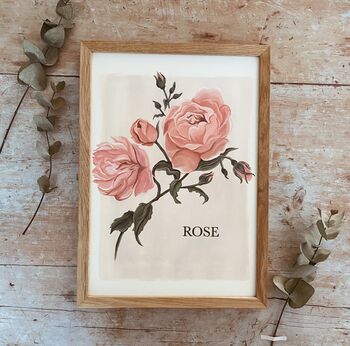Rose Luxury Botanical Print, 2 of 6