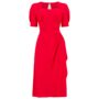Shelly Dress In Lipstick Red Vintage 1940s Style, thumbnail 1 of 2