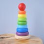 Personalised Classic Wooden Pyramid Stacker Toy, thumbnail 1 of 3