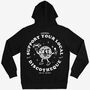 Support Your Local Discotheque Unisex Black Hoodie, thumbnail 2 of 2