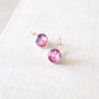 Pink And Magenta Galaxy Earrings, thumbnail 5 of 7