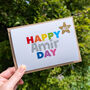 Personalised Glitter Children's Age Birthday Card, thumbnail 4 of 4
