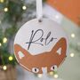 Personalised Wooden Cat Christmas Decoration, thumbnail 8 of 11