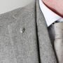 Wolf Tie Pin/Lapel Pin – Silver/Gold Vermeil Plated, thumbnail 4 of 5
