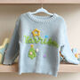 Personalised Name Knitted Cotton Jumper – Gift For Little Ones, thumbnail 5 of 12